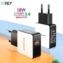 OREY быстрое зарядное устройство QC 3,0 18 Вт USB зарядное устройство для iPhone X Quick Charge 3,0 зарядное устройство для телефона адаптер для Xiaomi Mi 9