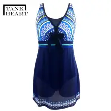 Ретро женский купальник, цельный бикини размера плюс, одежда для плавания, женские цельные костюмы, купальник с юбкой, платье, Бразильское бикини, купальник, 5XL