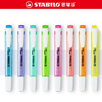 

1pcs Stabilo 275 Cool Highlighters Color Office Marker Student Account Notes Safety and Environmental Protection Macaron Color