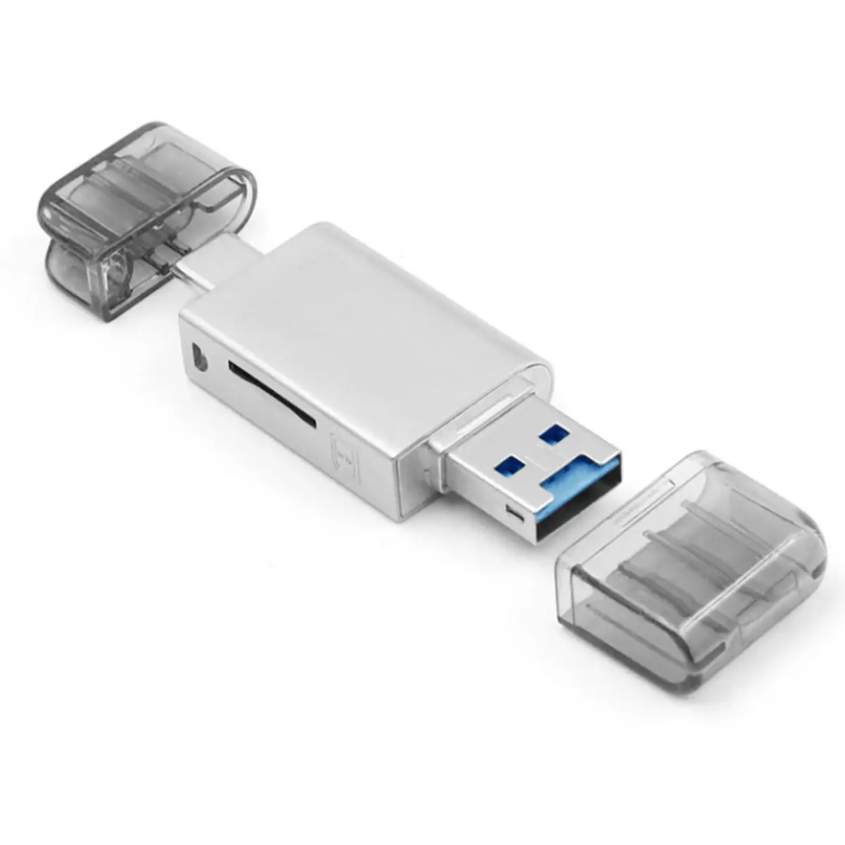

USB-C Type C / USB 2.0 to NM Nano Memory Card & TF Micro SD Card Reader for Huawei Cell Phone & Laptop