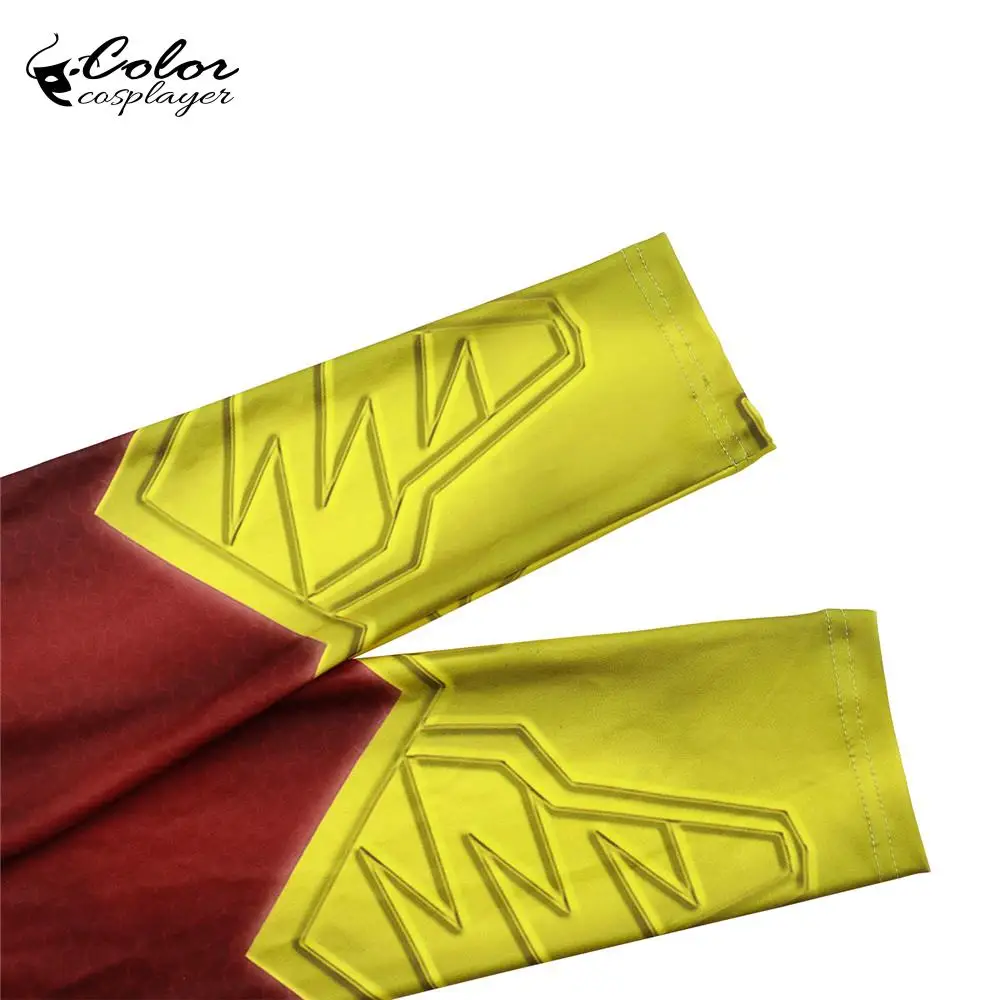 Цветной косплейер Лига Справедливости Flash Man Косплей костюмы для взрослых Purim