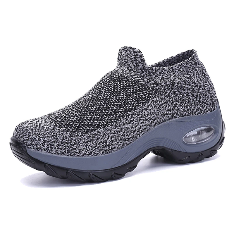 Light Grey Женская обувь для тенниса; кроссовки на платформе; Spor Ayakkabi Bayan; спортивная однотонная дышащая обувь; zapatos mujer - Цвет: Light Grey