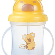 HITO матери и ребенка поставки носки до колена для новорожденных и для выращивания «Три в одном» Учебный Поильник для обучения пить воду с ручкой чашка с трубочкой