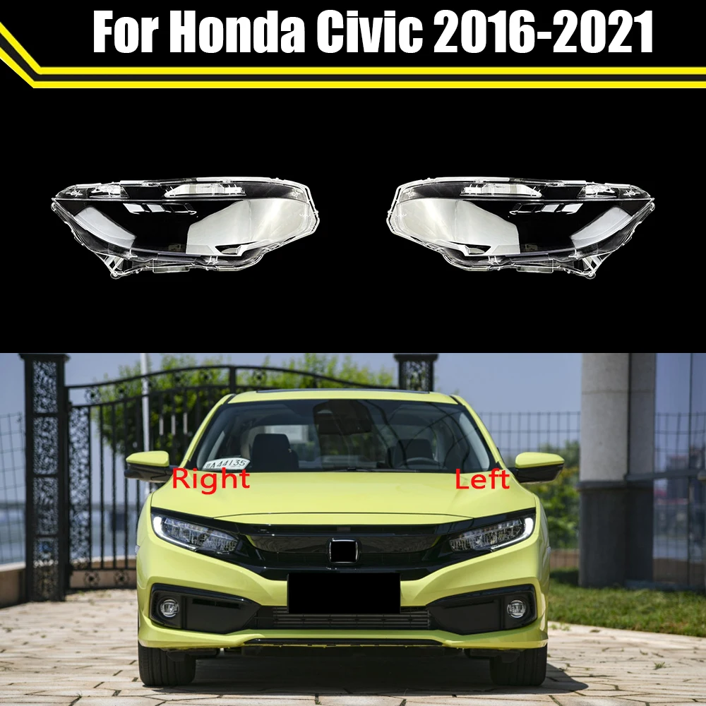 

Чехол для автомобильной передней фары для Honda Civic 2016 ~ 2021