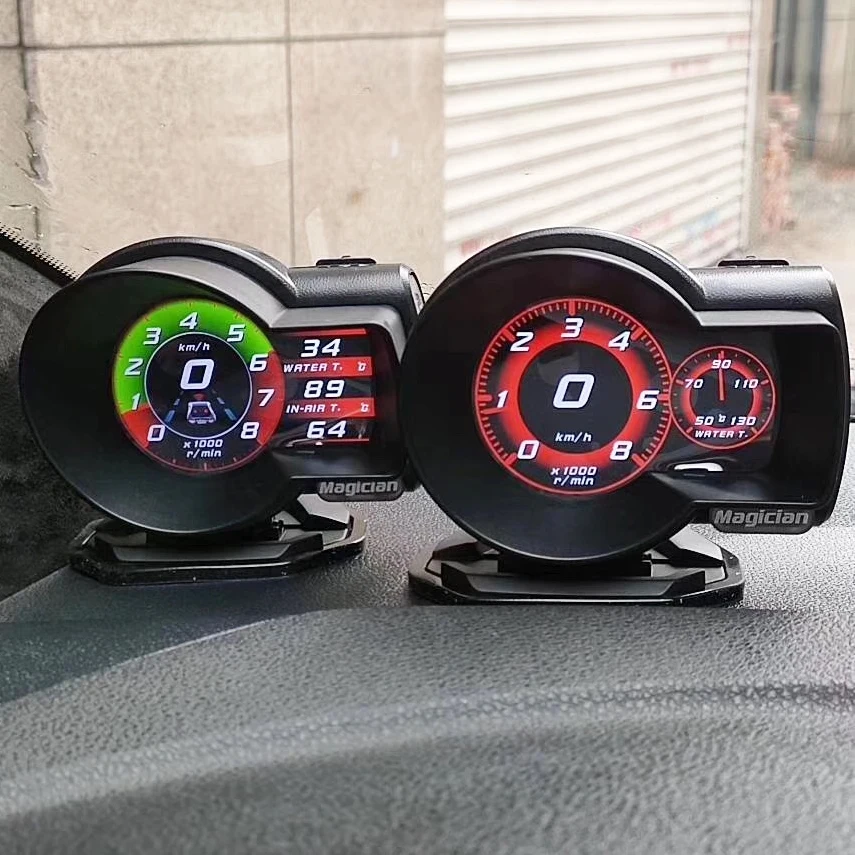 Magician obd Head Up display Автомобильный цифровой измеритель напряжения и скорости и т. Д. Датчик температуры воды, автоматический диагностический прибор