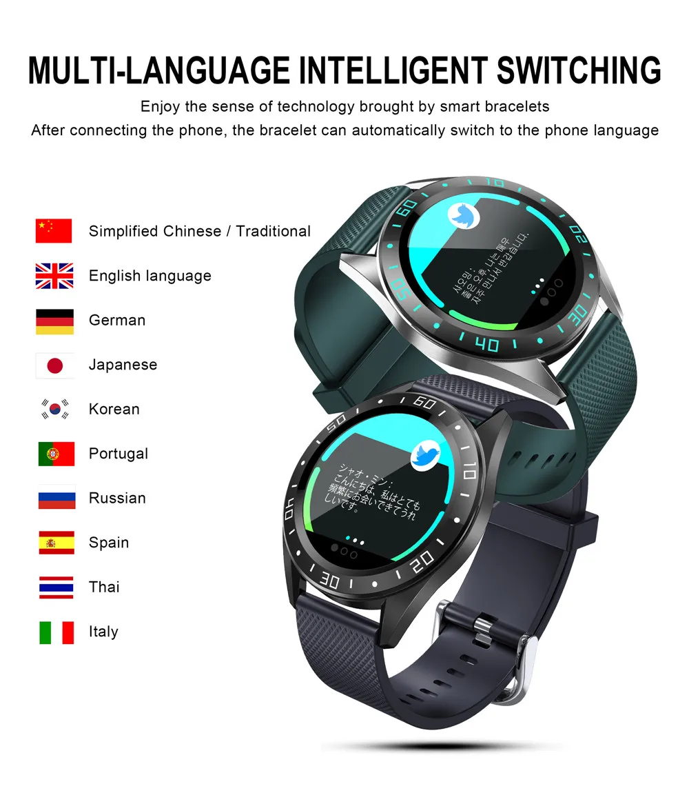 GT105 Smartwatch IP67 водонепроницаемые Смарт-часы с кислородным монитором сердечного ритма и артериального давления против потери погоды и DT98 L7 подарок