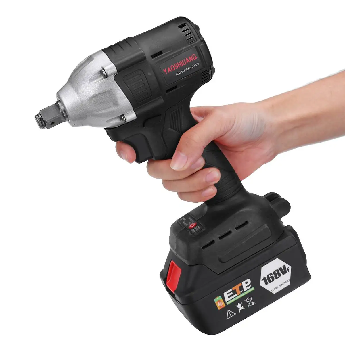 168VF 630NM 16800mAh 1/2'' Brushless Cordless Electric Impact Wrench Battery