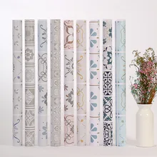 

Self Adhesive Bohemia Vinyl Wallpapers Home Decor Vinyl Bathroom Kitchen Flooring Contact Paper Film Waterproof Wall Stickers