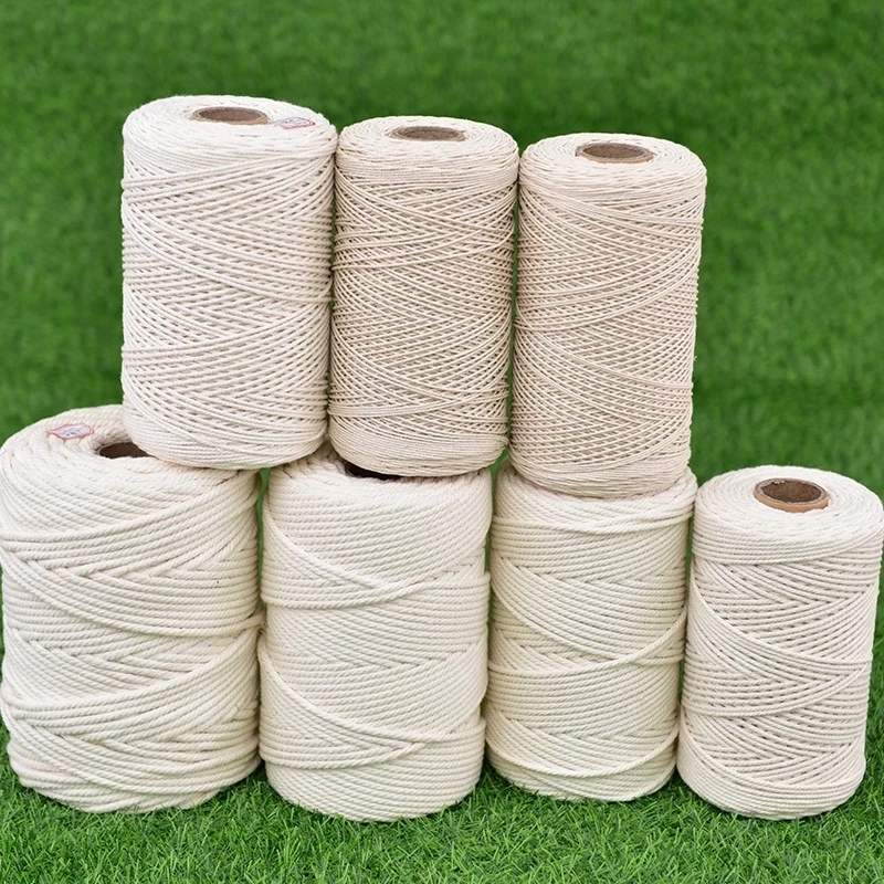 Для детей возрастом 1-6 мм из хлопчатобумажного каната Diy макраме шнур гобелены