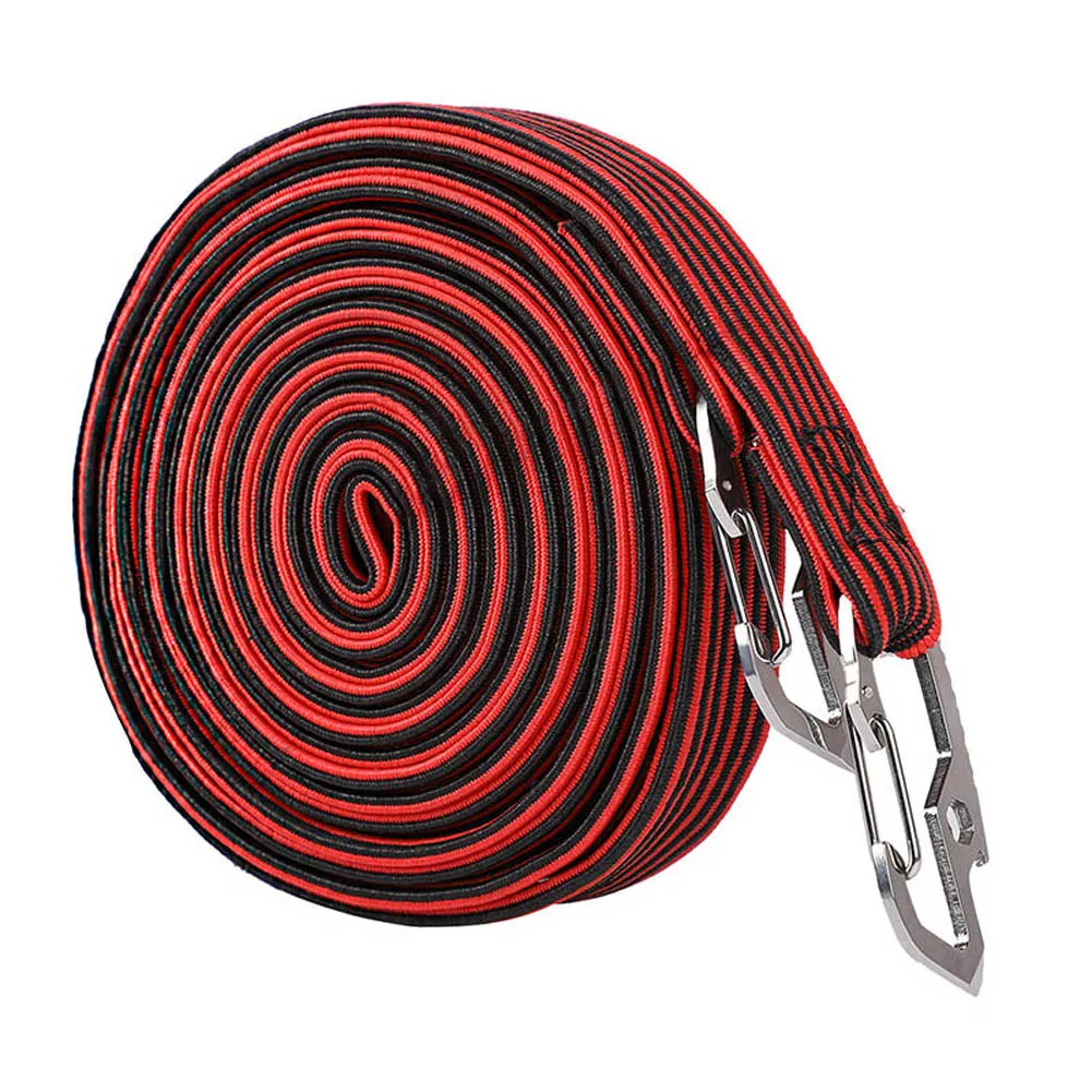 

2 / 4M bicycle luggage rope motorcycle mountain bike elastic belt luggage binding rope elastic rope bicycle belt accessories