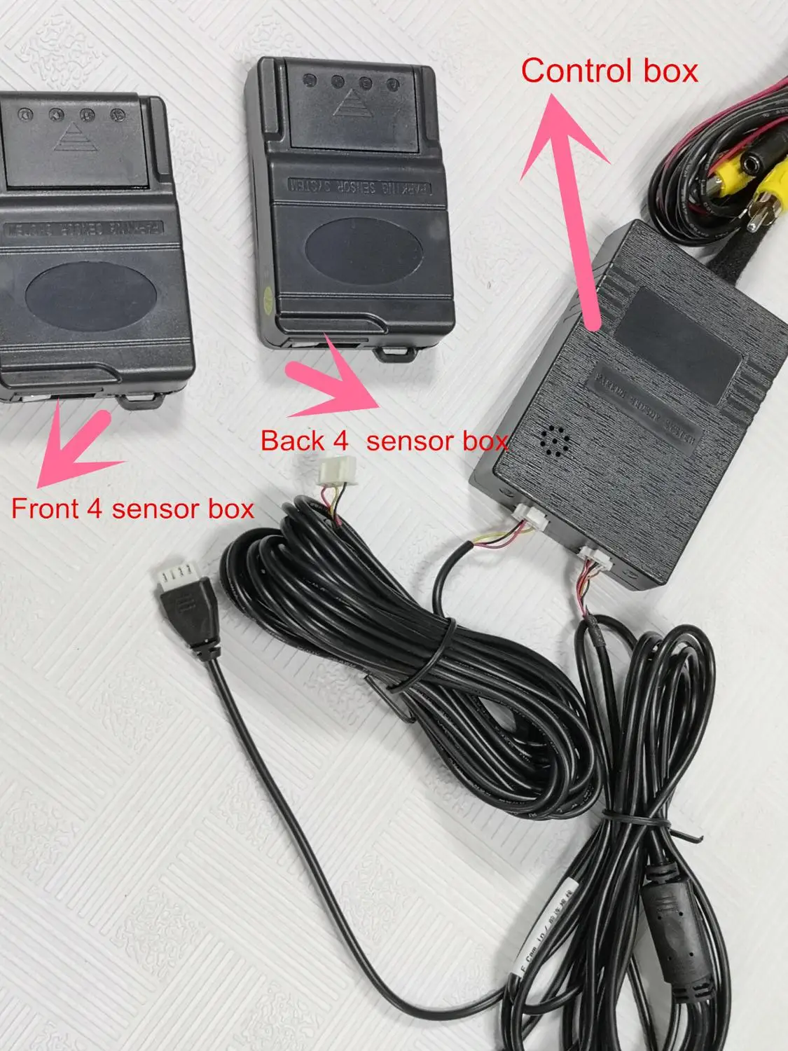 Камера для парковки с 8 датчиками детектор спереди и сзади|sensor parking|car parking8 sensor parking