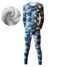 Осень-зима, мужское утолщенное термобелье, мужские кальсоны, бархатные мягкие теплые костюмы, майка с длинным рукавом, штаны, комплект из 2 предметов