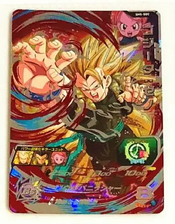 Япония Dragon Ball Hero Card SEC 4 звезды SH игрушки Goku Хобби Коллекционные игры Коллекция аниме-открытки - Цвет: 3