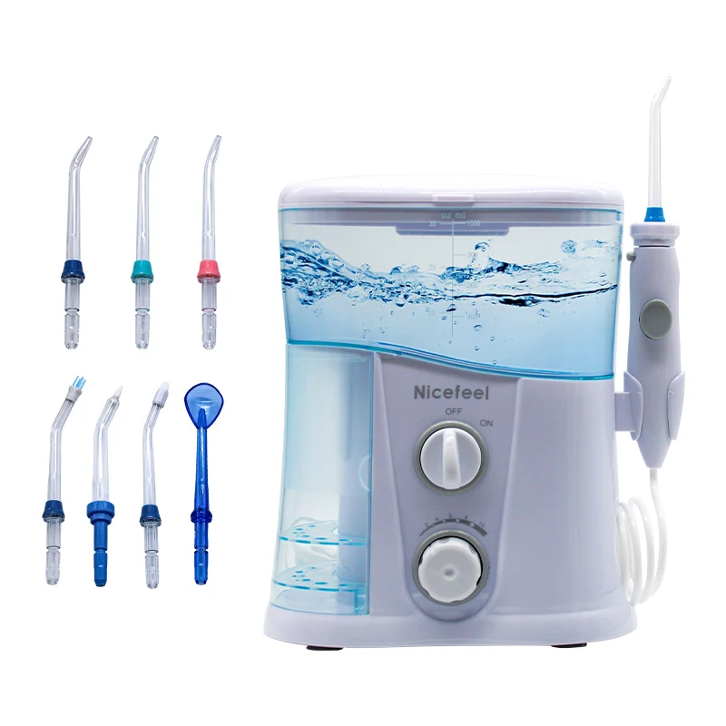 irrigador oral eletrico branco azul 110v 01