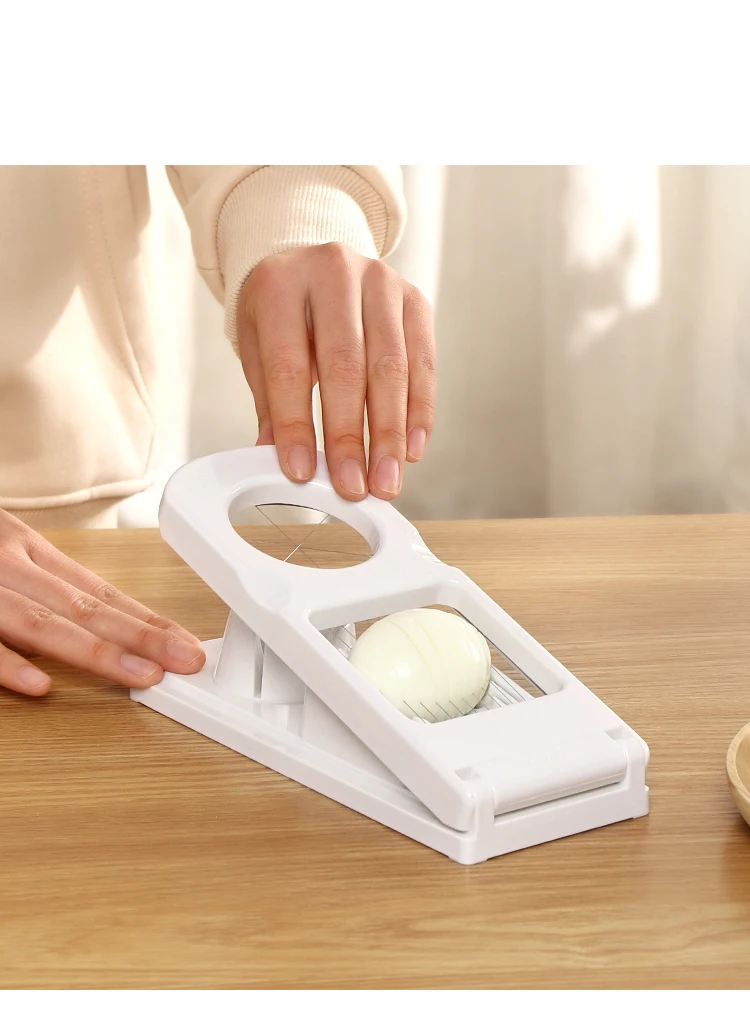 Egg Slicer Dicer For Hard Boiled Eggs Stainless Steel Blades Cutter Tool - Egg Tools