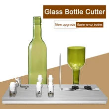 Стекло бутылки режущий станок для резки пивной бокал вина Алкоголь виски бокал для шампанского с перчатками крепления резиновое кольцо