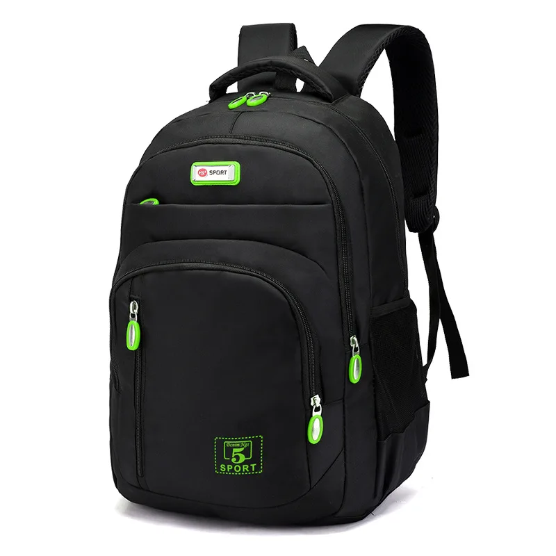 Водонепроницаемый нейлоновый 15,6 дюймовый рюкзак для ноутбука, мужская сумка, черный рюкзак, мужской Многофункциональный школьный рюкзак, молодежный рюкзак большой вместимости