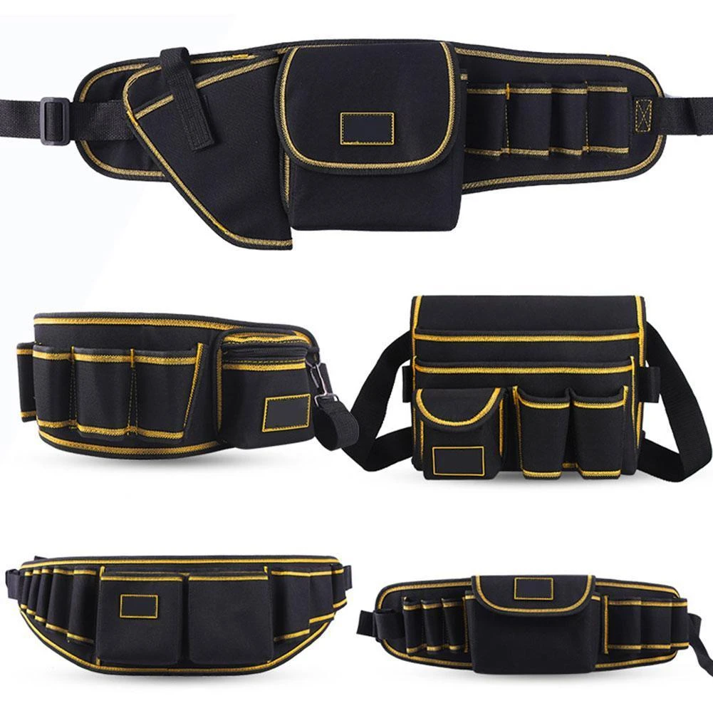 Multifunctional Repair Kit Oxford Cloth Hardware Tool Durable Bag Belt Waterproof Multi-pockets Bag Waist Firm A8B3 tech tool bag