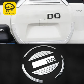 

CarManGo for Toyota Land Cruiser Prado 150 2010-2019 Car Trunk Spare Tire Cover Trim Frame Sticker Chrome Decoration Accessories