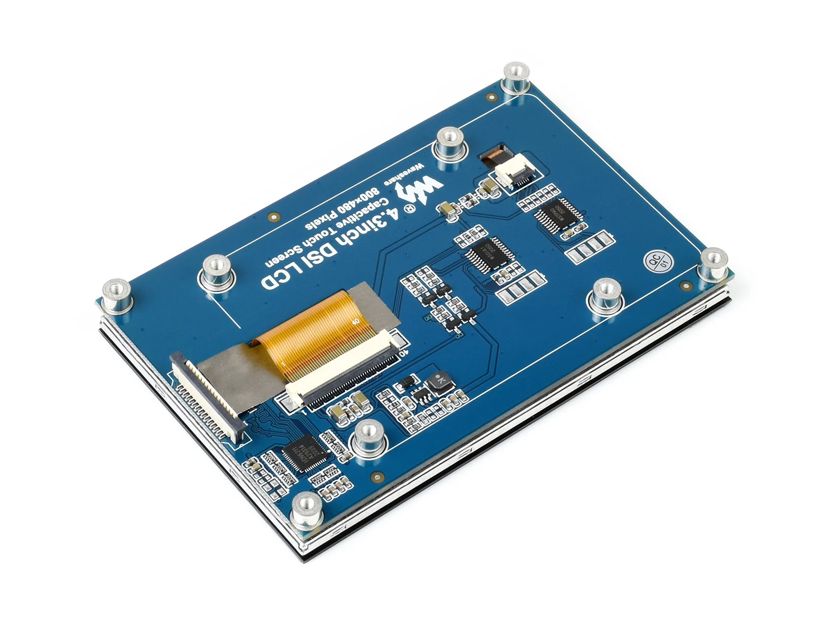  ̿  ġ ÷, 4.3 ġ DSI LCD, 800  480,IPS , MIPI DSI ̽,  5, 4B, 3B +, 3A +, 3B 