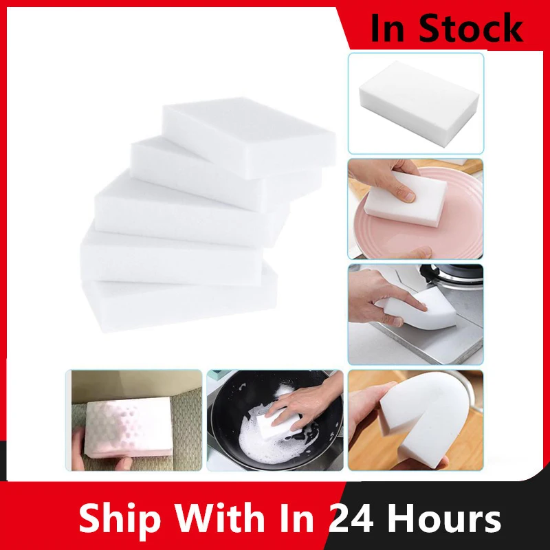 

1pc Melamine Sponge Magic Sponge Eraser Melamine Cleaner For Kitchen Office Bathroom Cleaning Nano Sponges Cleaning Tools Hot!