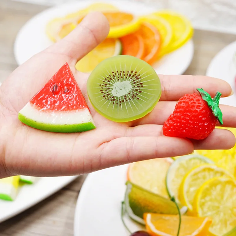 10 stücke Miniatur Gefälschte Wassermelone Künstliche Obst Spielzeug Für 