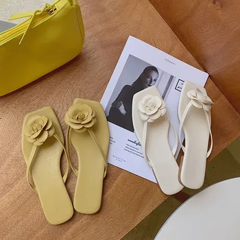 

Women Slippers Sexy PU Slides Female Slip On outdoor Flip Flops Women's Summer Beach 2020 Ladies Casual Flats Shoes Woman