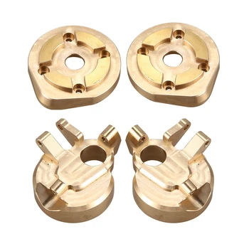 

2PCS Brass Portal Steering Knuckle Housing Set for 1:10 RC Crawler Axial SCX10 III AXI03007 Upgrade Parts AXI232006