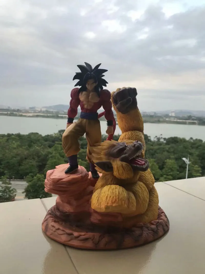 33,5 см большой Banpresto Dragon Ball Z GT Goku Battle Big apes ПВХ фигурка аниме модель фигурки игрушка для детей