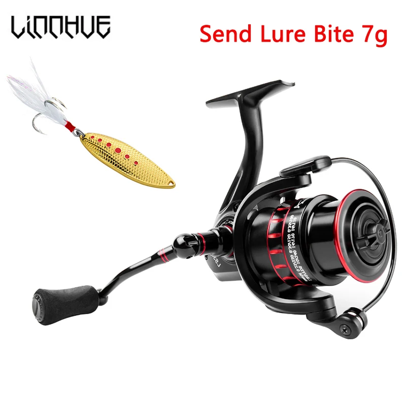 Linnhue New Design Fishing Reel LS 2000 Spinning Reel 5.0:1 Shallow Wire Cup Light Fishing Tackle for Lure-fishing Carp Fishing