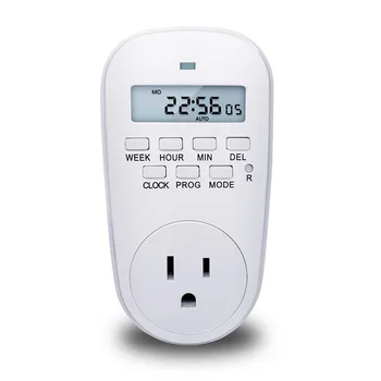 

America Standard Home Appliances Timer Socket 24-hour Electronic Timing Countdown Socket Intelligent Automatic Switching Socket