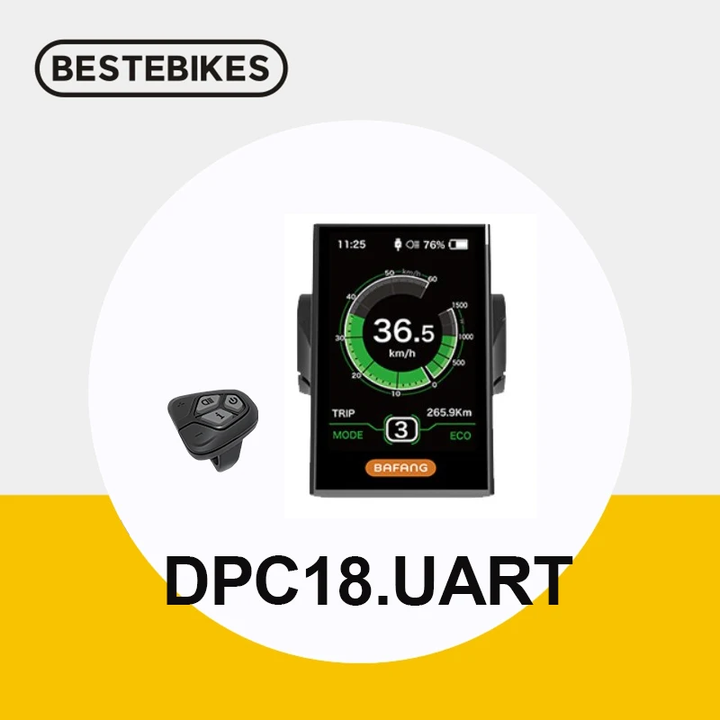 Bafang DPC18 C965 Display TFT LCD Speed Indicator Electric Bicycle  Conversion Mid Motor ebike Computer BBS01B BBS02B BBSHD|Electric Bicycle  Accessories| - AliExpress