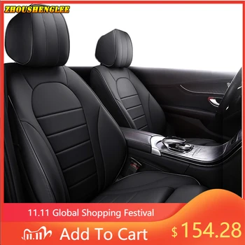 

Custom Leather car seat cover set For Volvo S80 XC60 S60 C30 S90 C70 V60 V40 XC90 XC40 S40 XC Classic Automobiles Seats cover