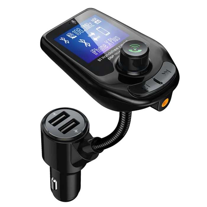 Беспроводной Bluetooth fm-передатчик MP3 радио адаптер автомобильный комплект USB зарядное устройство Suppor tf-карта ND998