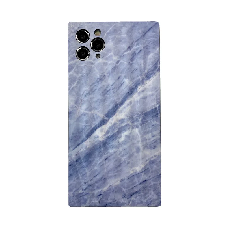 

Square Phone Case For iPhone 11 Pro Max XR XS Luxury Marble Bumper Cute Soft IMD Back Cover Coque For Apple iPhone Max 7 8 Plus