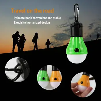 Hurricane Emergency Light Camping Light Bulb Camping Tent Lantern Light Bulb Camping Equipment, Battery Powered 6