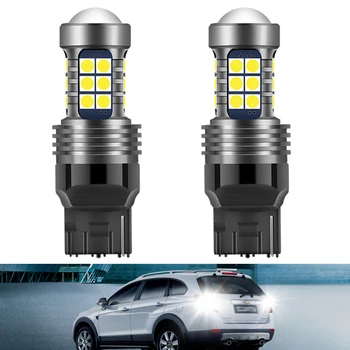 

2X High quality T20 LED 7440 1156 P21W Canbus Error Free BA15S T15 W16W LED Auto Backup Reverse Light Led Bulb white 6000K