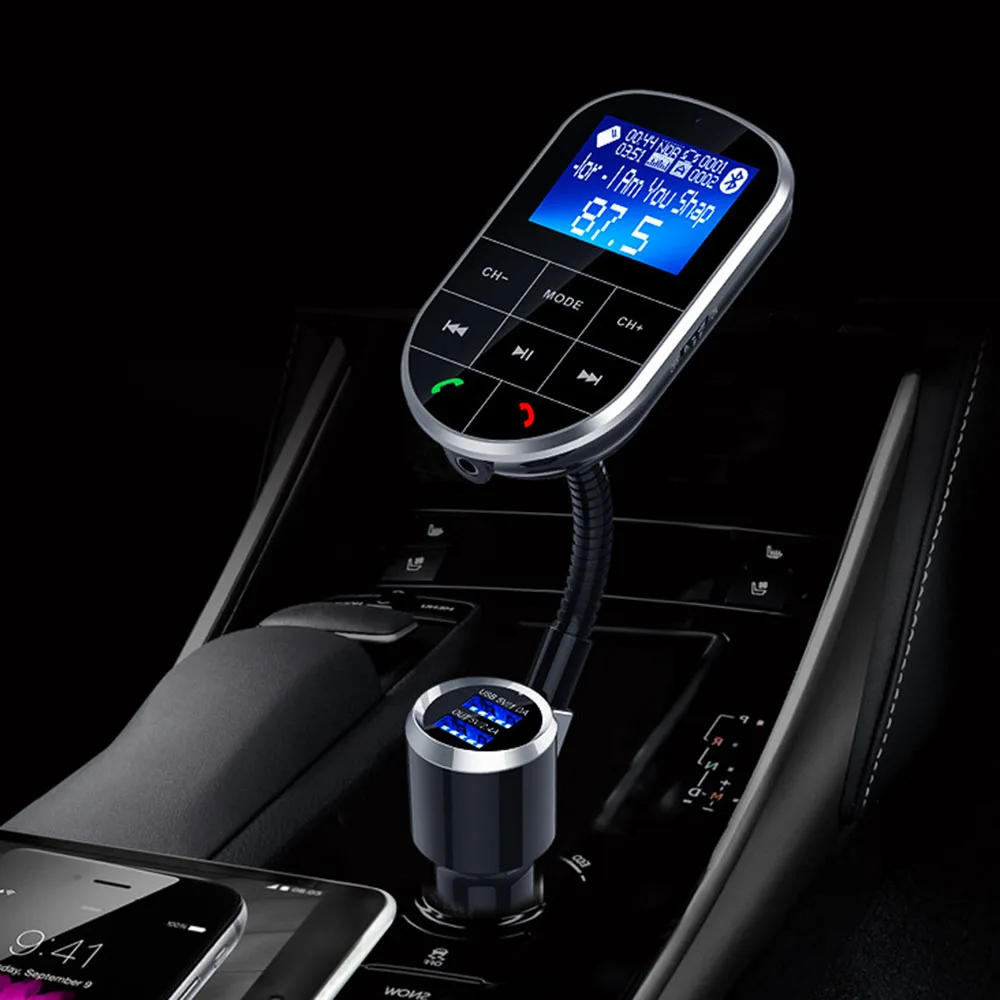 Автомобильный Bluetooth беспроводной MP3-плеер fm-передатчик Hands Free u-диск аксессуары