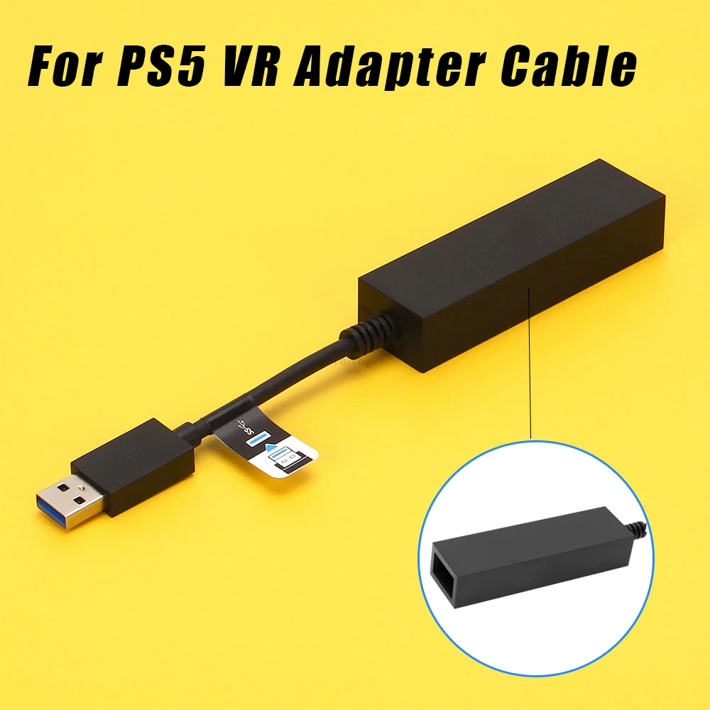Portable USB 3.0 PS VR To PS5 Cable Adapter Male to Female VR Connector Mini Camera Adapter For