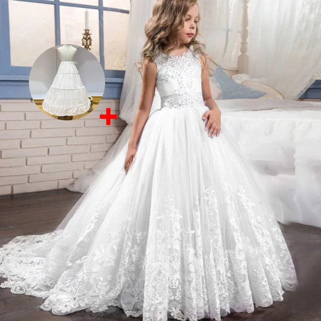 Vestido largo de verano para traje noche para baile de graduación, fiesta princesa, boda, 10 a 12 2019 - AliExpress