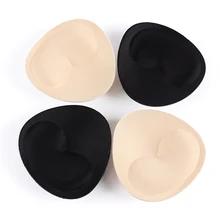 1 пара/2 шт Женская подкладка для бикини бюстгальтер чашечки для увеличения груди бюстгальтер с эффектом пуш-ап бикини подкладка Съемная губка