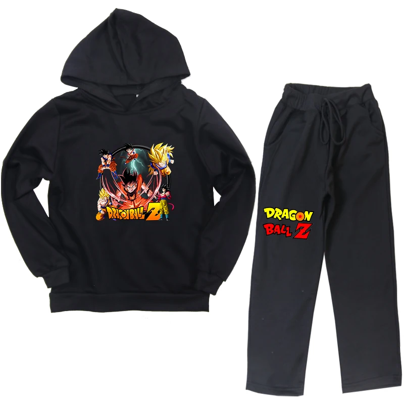 Коллекция года, детская одежда с принтом «Жемчуг дракона» для маленьких мальчиков и девочек, комплекты с Капюшоном Повседневный осенне-весенний костюм для малышей штаны с капюшоном комплект из 2 предметов
