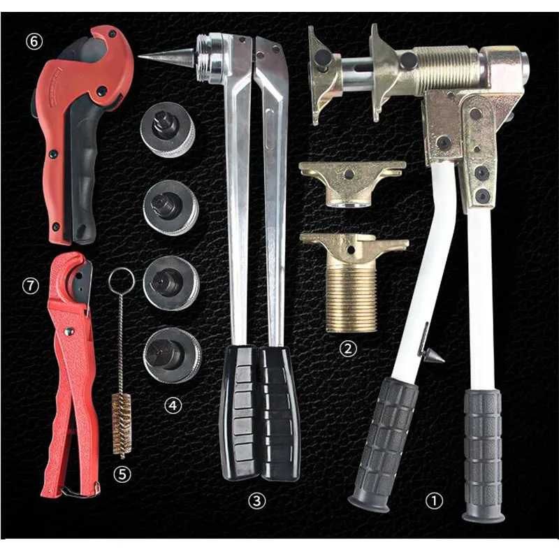 Утяжелитель давления трубы расширительное приспособление PEX-1632 геотермальный зажим давления водная труба отопления прессования