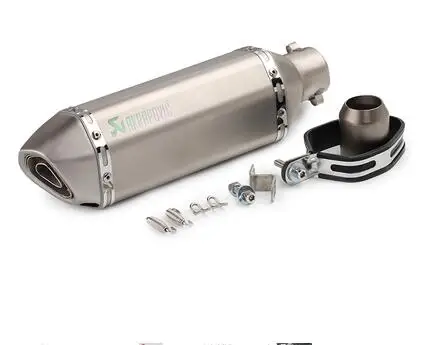 51 мм Универсальный Akrapovic мотоцикл выхлопной глушитель выхлопных газов для FZ1 R6 R15 R3 ZX6R ZX10 Z900 1000 CBR1000 GSXR1000 650 K7 K8 K11 - Цвет: H
