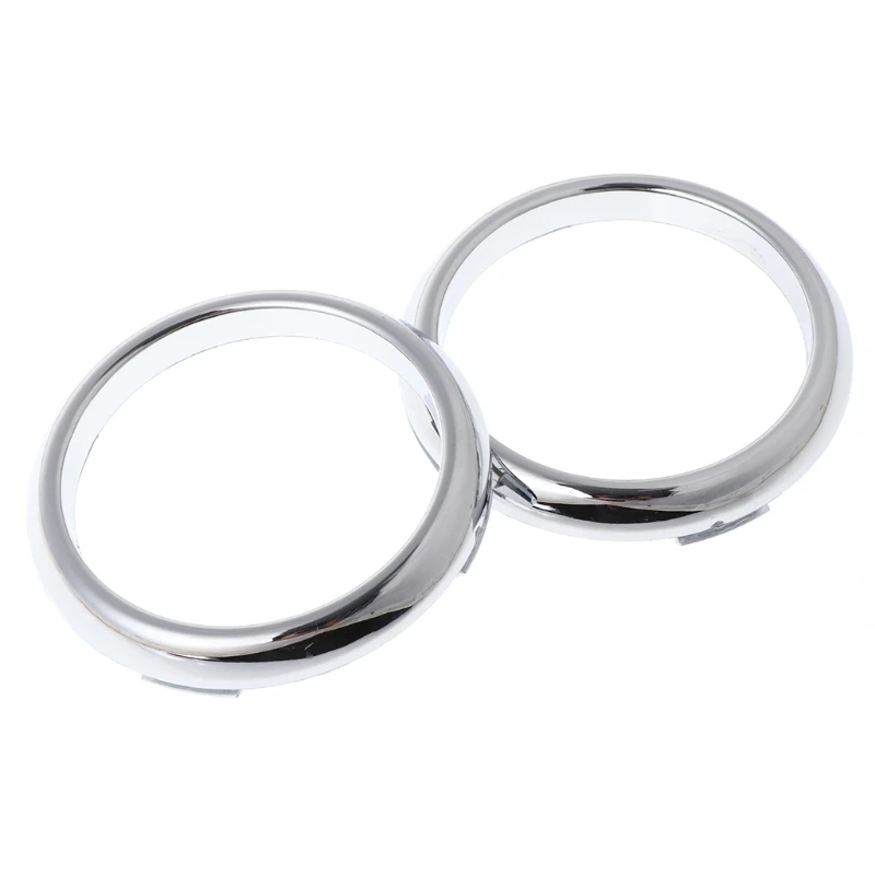 1 Pair ABS Chrome Front Fog Light Lamp Cover Trim Ford Focus 09-12 fog lamp frame cover headlight lamp cover