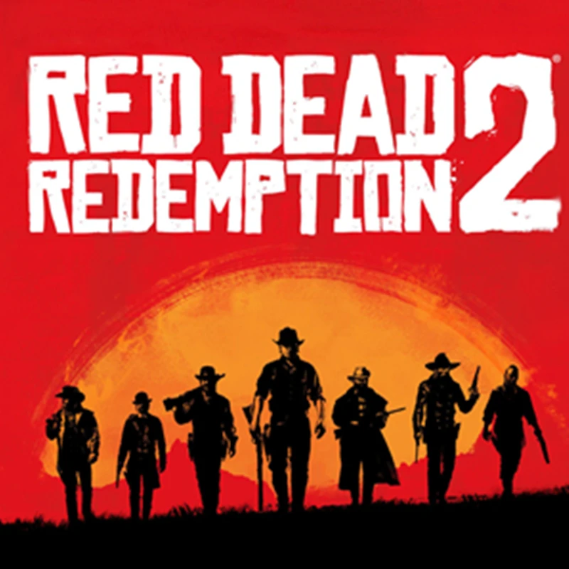 Художественная игра с принтом Red Dead 2 постер распечатанный на холсте картина для