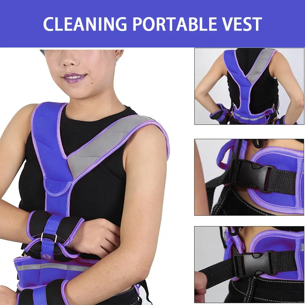 

Weight Vest Unisex Nylon Body Weight Vest Fitness Weighted Vest For Men Women Kids Workouts Training