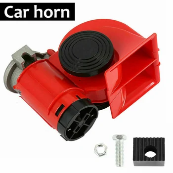 

180W 150dB Snail Air Horn Dual Trumpet Loud Truck Train Lorry Motorcycle Car 12V Snail Shape Design Safety And Efficient