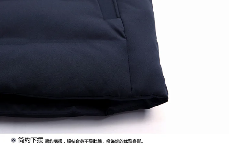 Winter Dad Cotton-padded Jacket Mid-length Thick Cotton Coat 40-Year-Old 50 Middle-aged MEN'S Cotton-padded Coat Men's