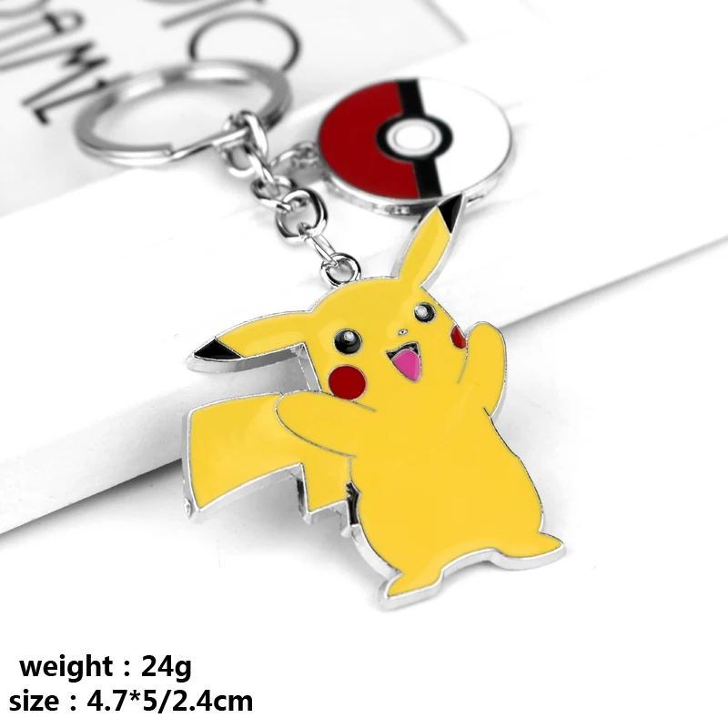 Go Pikachu брелок мультфильм Poke Ball брелок ювелирные изделия автомобильный брелок на подарки, держатель для ключей chaviro